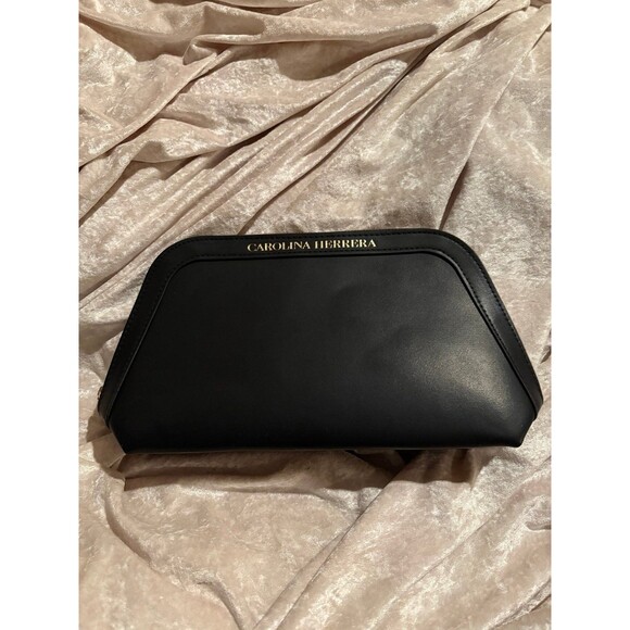 Carolina Herrera Handbags - Carolina Herrera black makeup trousseau